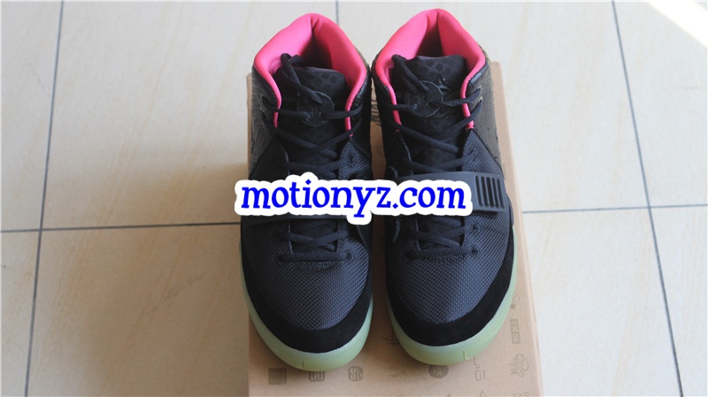 Nike Air Yeezy 2 NRG Solar Red Glow in the dark